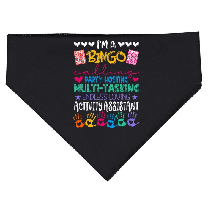 IM Activity Assistant National Activity Professionals Week USA-Made Doggie Bandana