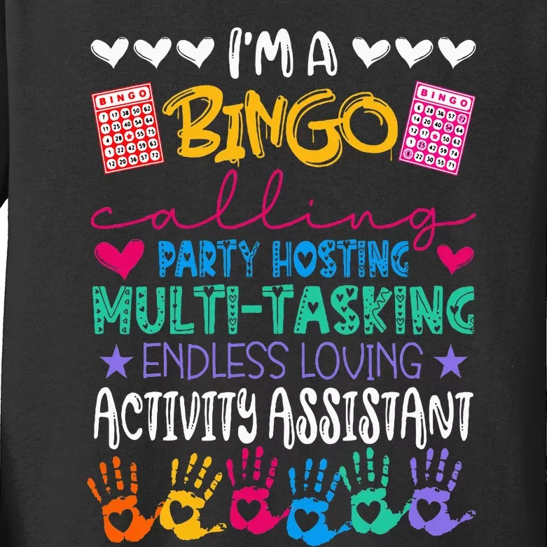 IM Activity Assistant National Activity Professionals Week Kids Long Sleeve Shirt