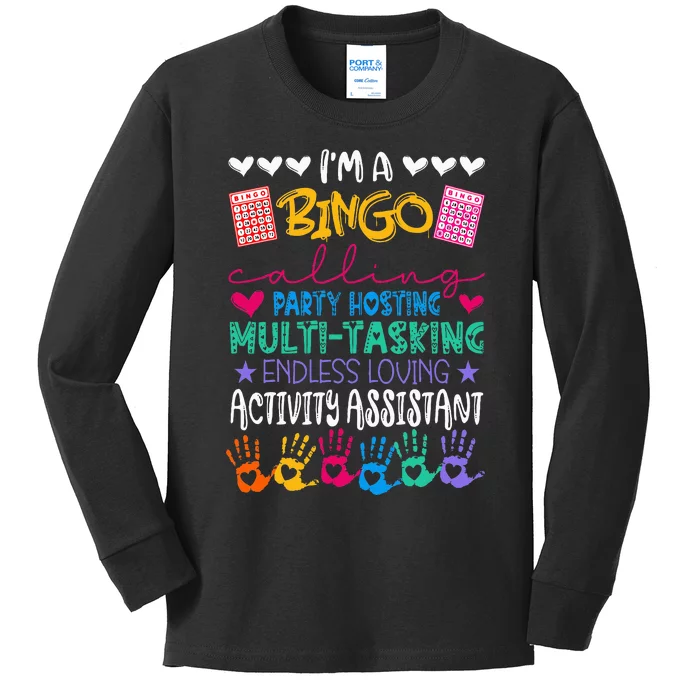 IM Activity Assistant National Activity Professionals Week Kids Long Sleeve Shirt