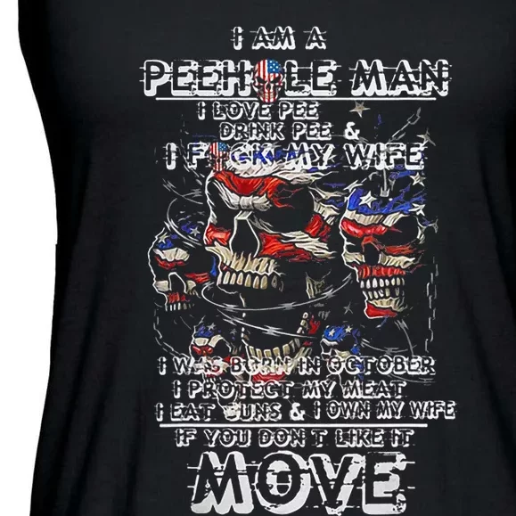 I Am A Peehole Man Ladies Essential Flowy Tank