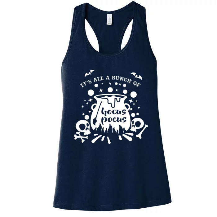 ItS All A Bunch Of Halloween Women's Racerback Tank