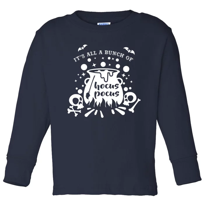 ItS All A Bunch Of Halloween Toddler Long Sleeve Shirt