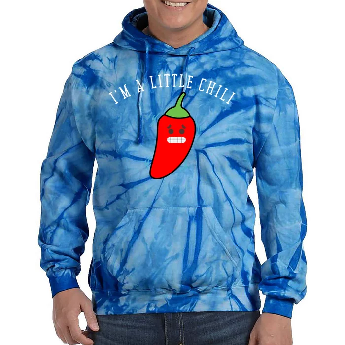 I Am A Little Chili Retro Vintage Classic IM A Little Chili Gift Tie Dye Hoodie