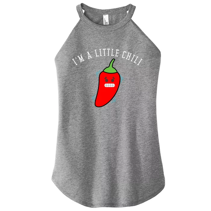 I Am A Little Chili Retro Vintage Classic IM A Little Chili Gift Women’s Perfect Tri Rocker Tank