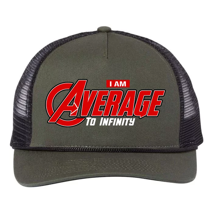 I Am Average To Infinity Retro Rope Trucker Hat Cap