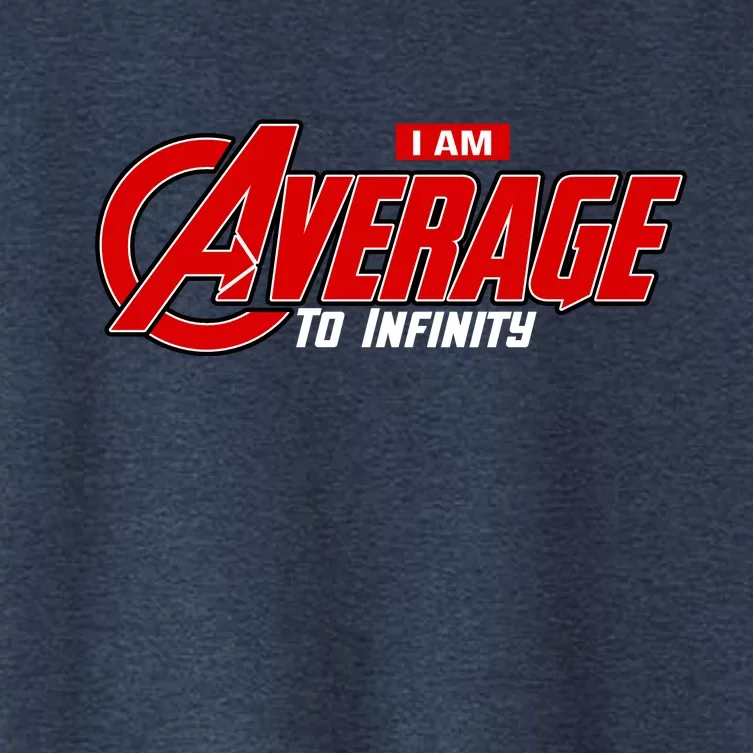 I Am Average To Infinity Women's Crop Top Tee