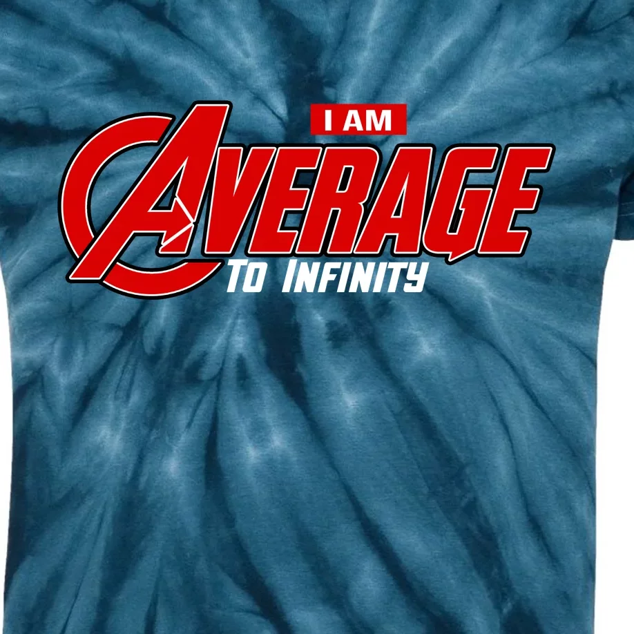 I Am Average To Infinity Kids Tie-Dye T-Shirt