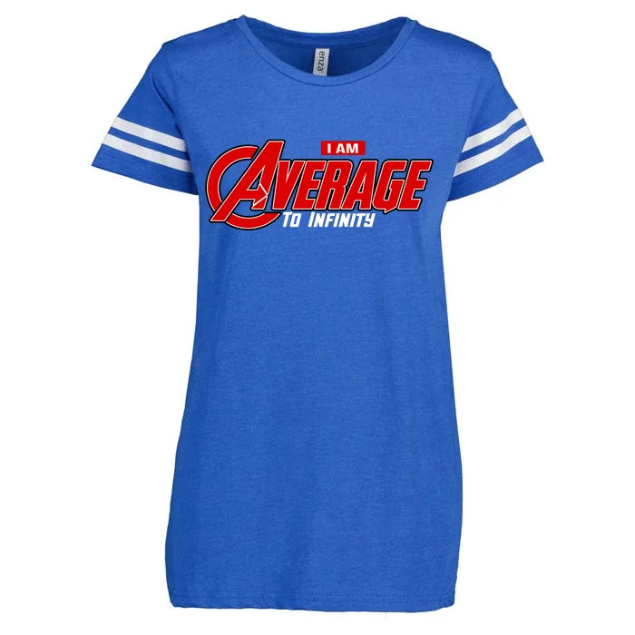 I Am Average To Infinity Enza Ladies Jersey Football T-Shirt