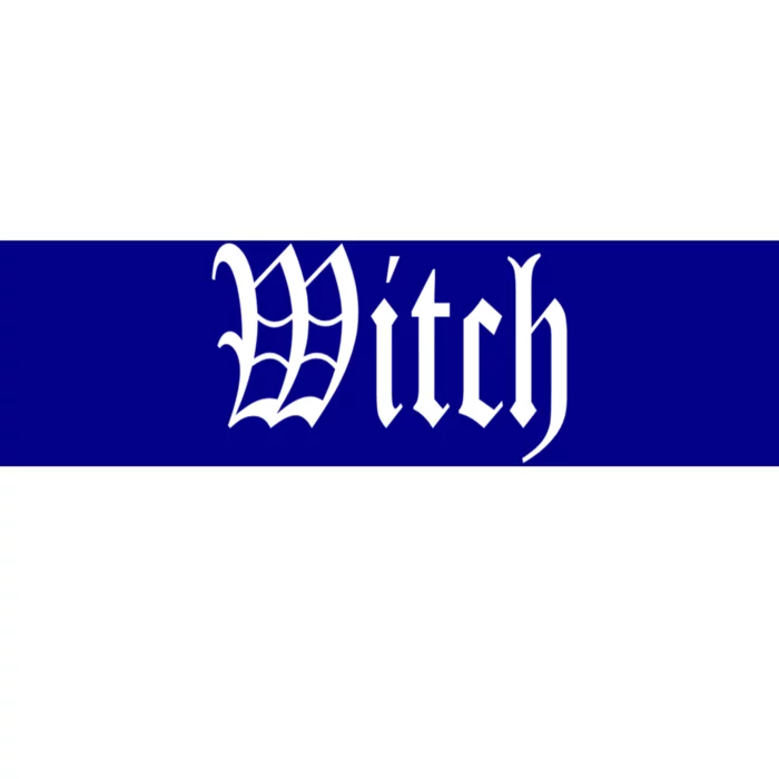 I Am A Witch Cool Gift Bumper Sticker