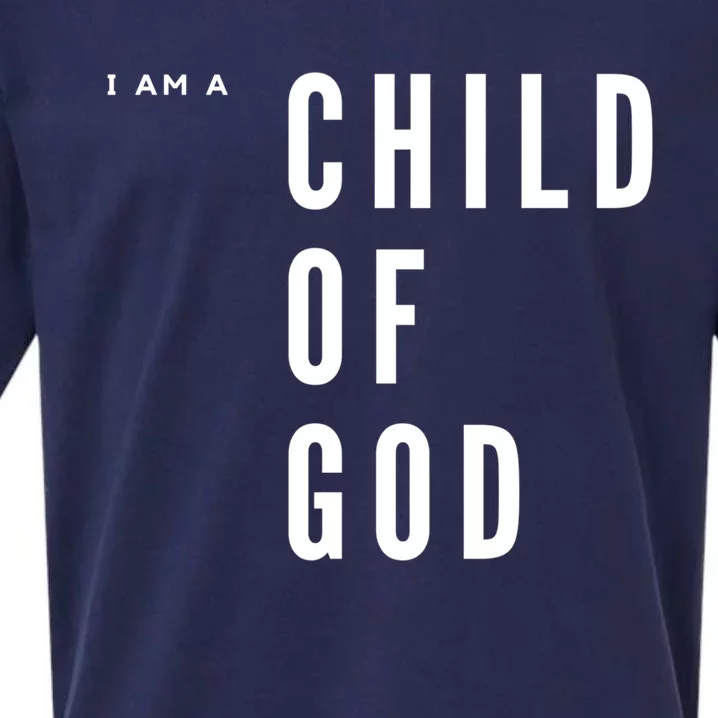 I Am A Of God Gift Sueded Cloud Jersey T-Shirt