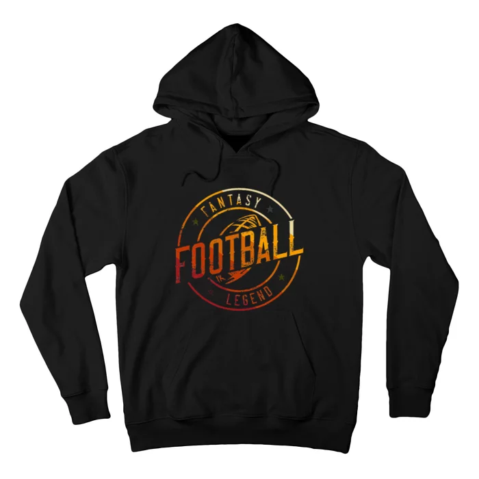 I Am A Fantasy Football Legend Retro Fantasy Football Hoodie