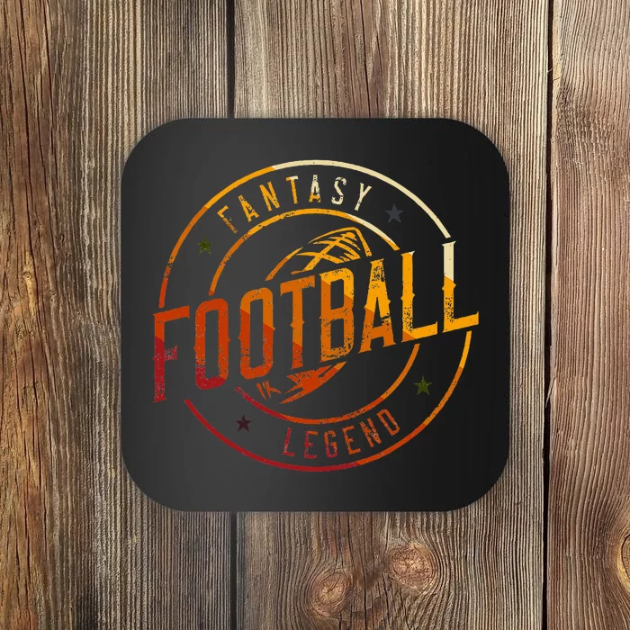 I Am A Fantasy Football Legend Retro Fantasy Football Coaster