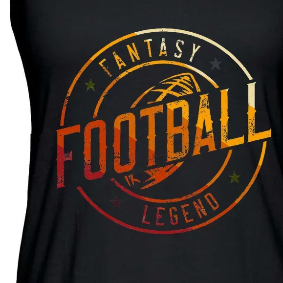 I Am A Fantasy Football Legend Retro Fantasy Football Ladies Essential Flowy Tank