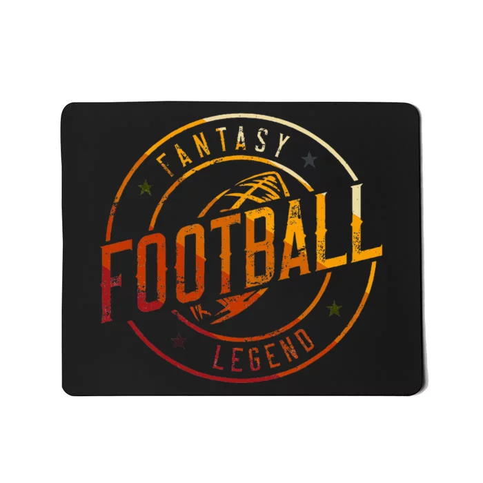 I Am A Fantasy Football Legend Retro Fantasy Football Mousepad