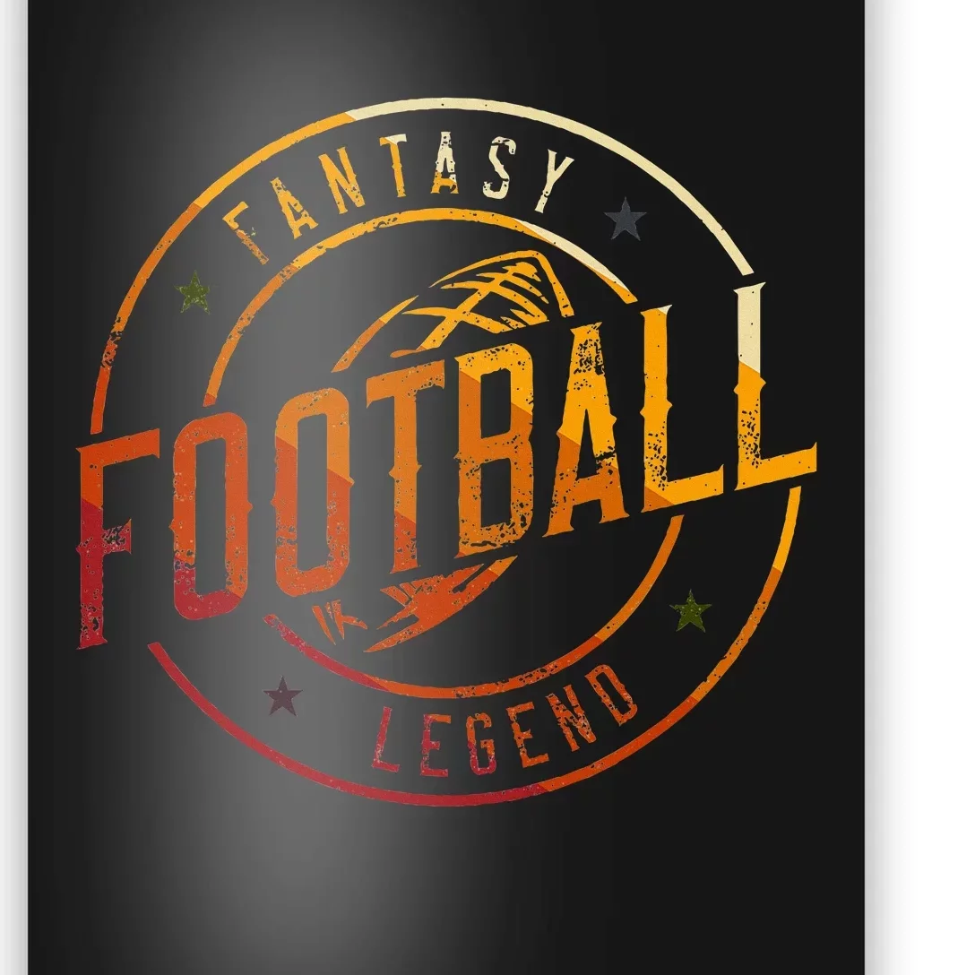 I Am A Fantasy Football Legend Retro Fantasy Football Poster