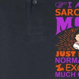 I Am A Sarcastic Mom Just Like A Normal Mom Except Much Cooler Softstyle Adult Sport Polo