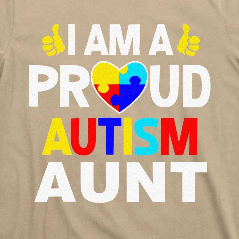 I Am A Proud Autism Aunt T-Shirt