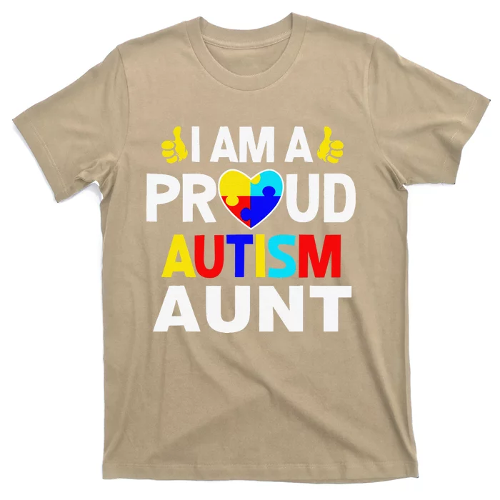 I Am A Proud Autism Aunt T-Shirt