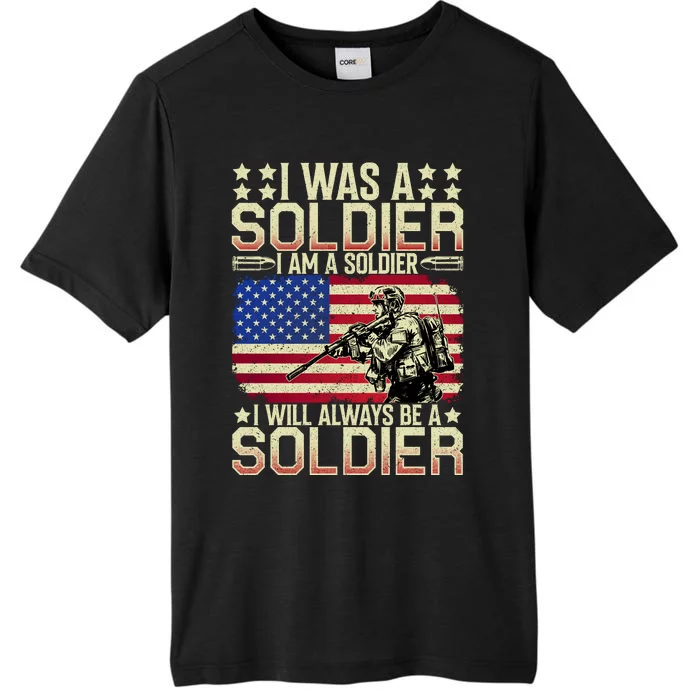 I Am A Soldier USA Veteran T ChromaSoft Performance T-Shirt