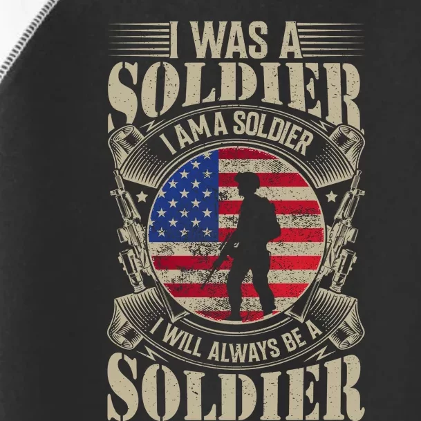 I Am A Soldier USA Veteran T Toddler Fine Jersey T-Shirt