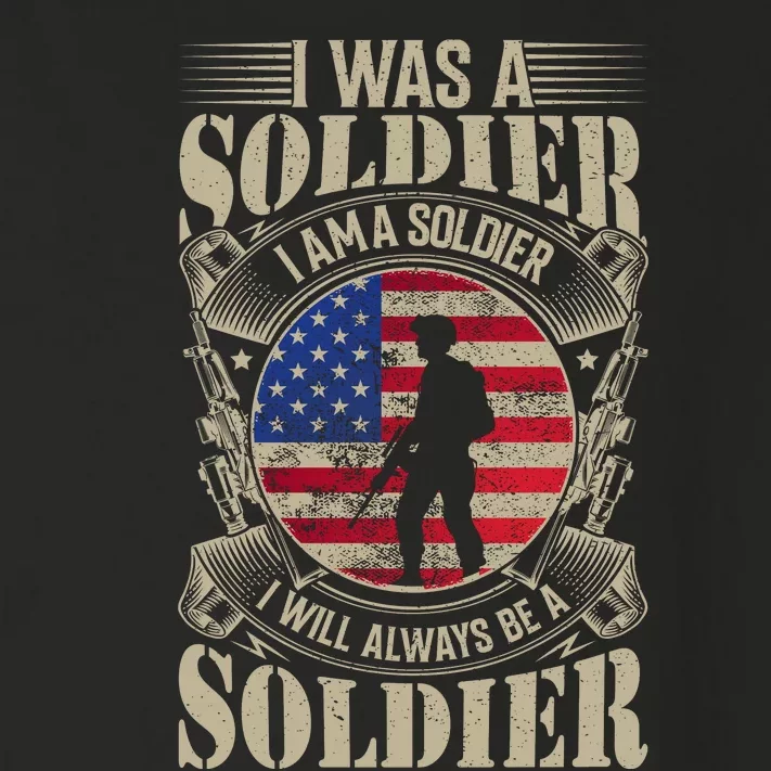 I Am A Soldier USA Veteran T Toddler Long Sleeve Shirt