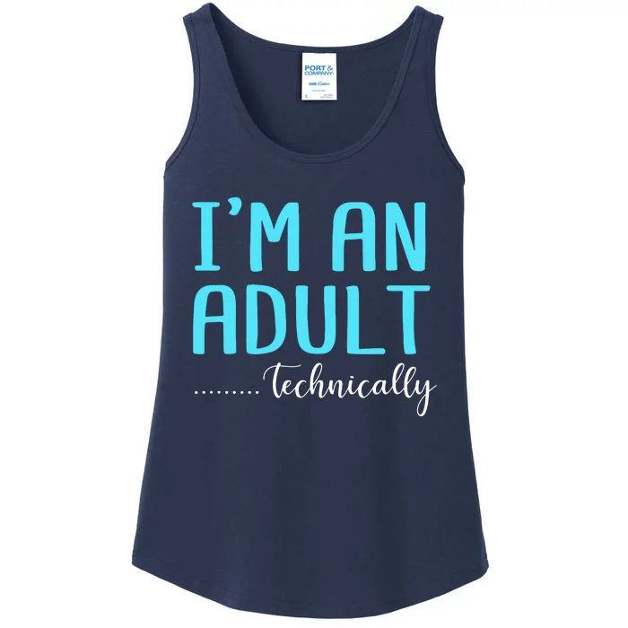 Im An Adult Technically Ladies Essential Tank