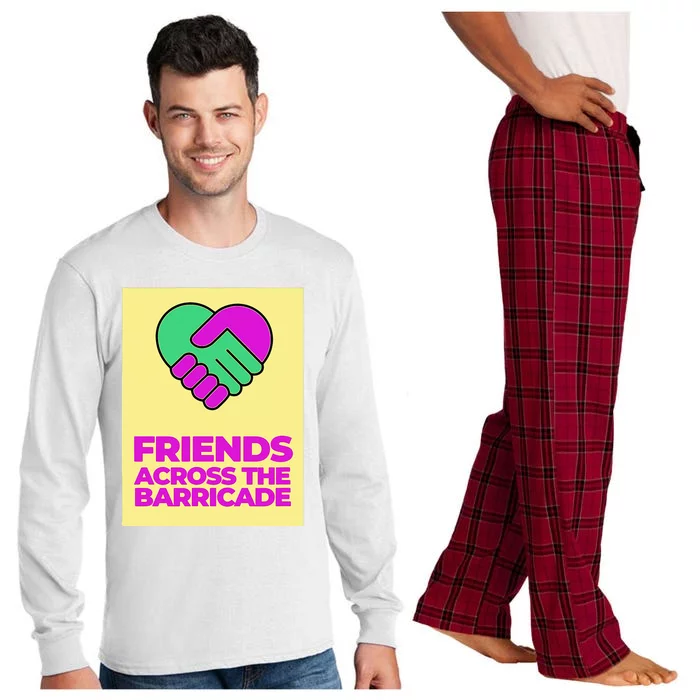 I Am A Derry Girl Friends Across The Barricade Long Sleeve Pajama Set