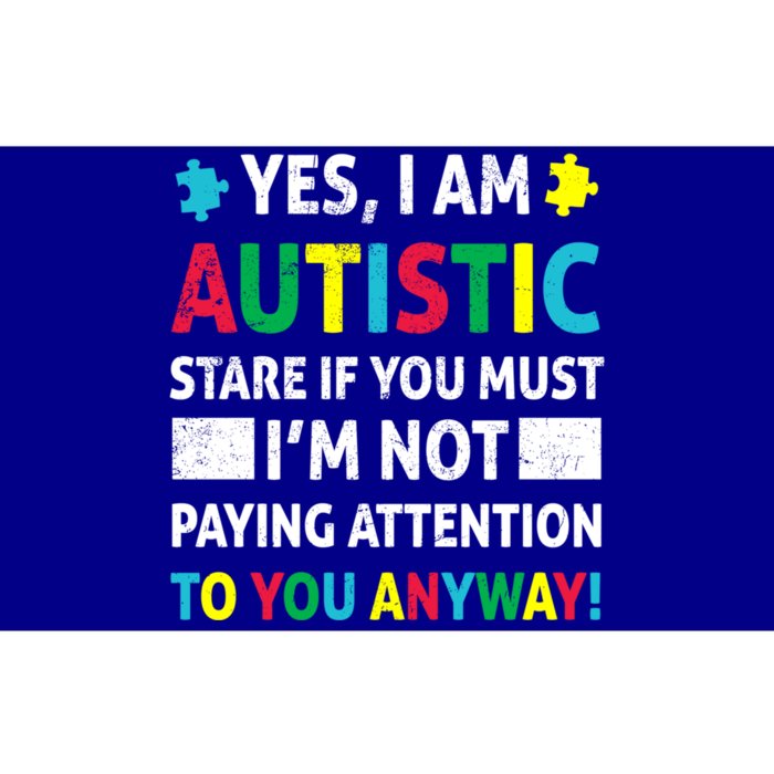 I Am Autistic Funny Autism Awareness Acceptance Puzzle Cute Gift Bumper Sticker