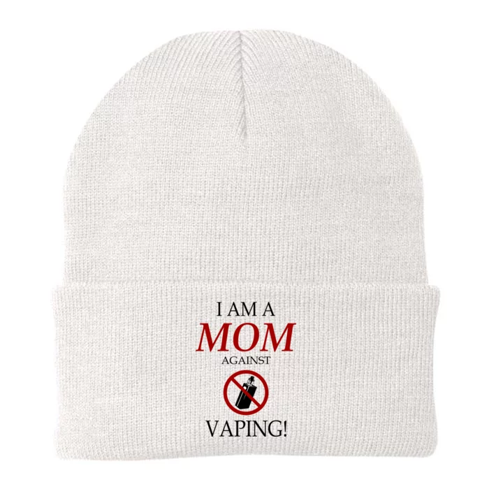 I Am A Mom Against Vaping Knit Cap Winter Beanie