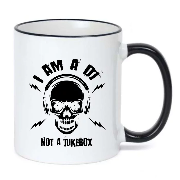 I Am A Dj Not A Jukebox Black Color Changing Mug