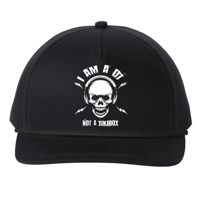 I Am A Dj Not A Jukebox Snapback Five-Panel Rope Hat