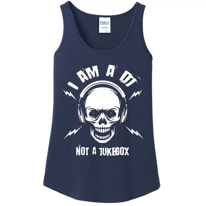 I Am A Dj Not A Jukebox Ladies Essential Tank