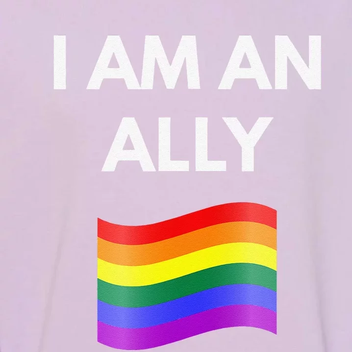 I Am An Ally LGBT Community Garment-Dyed Sweatshirt