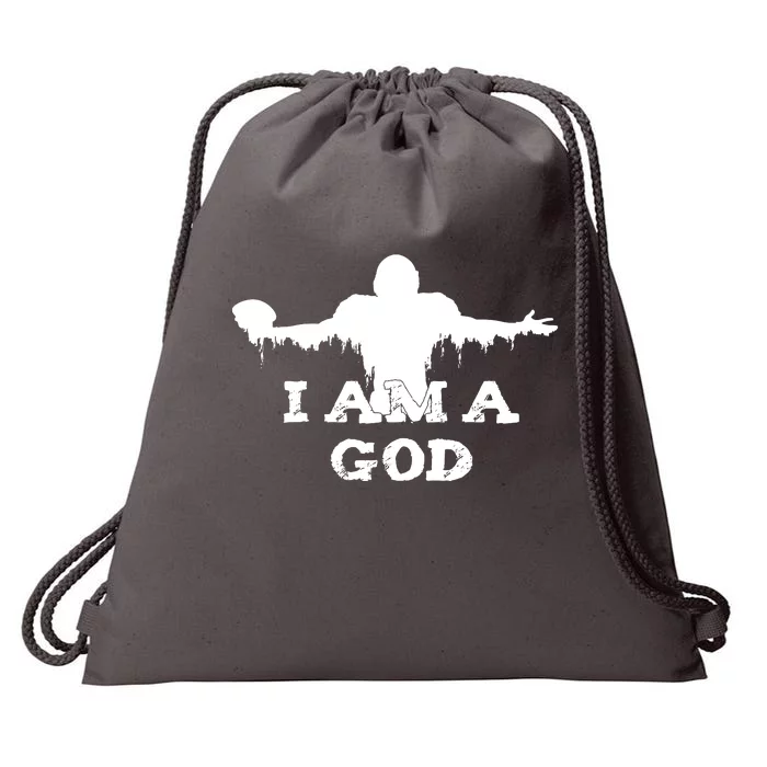 I Am A God Drawstring Bag