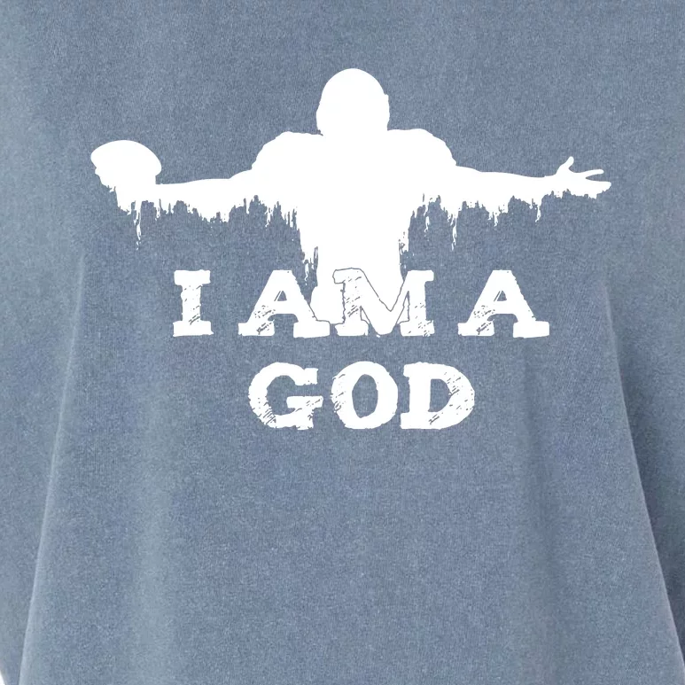 I Am A God Garment-Dyed Women's Muscle Tee