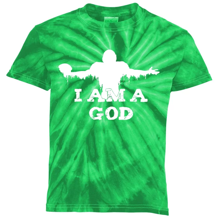 I Am A God Kids Tie-Dye T-Shirt