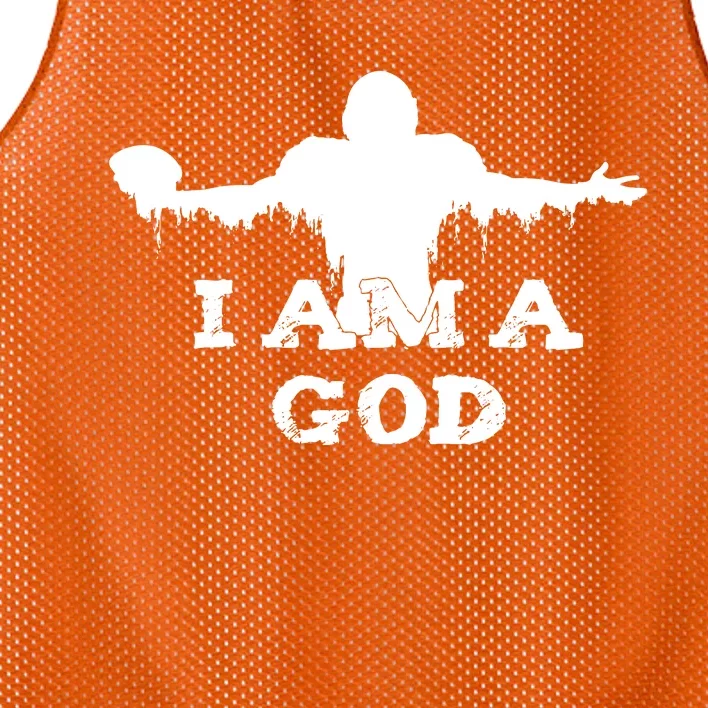 I Am A God Mesh Reversible Basketball Jersey Tank