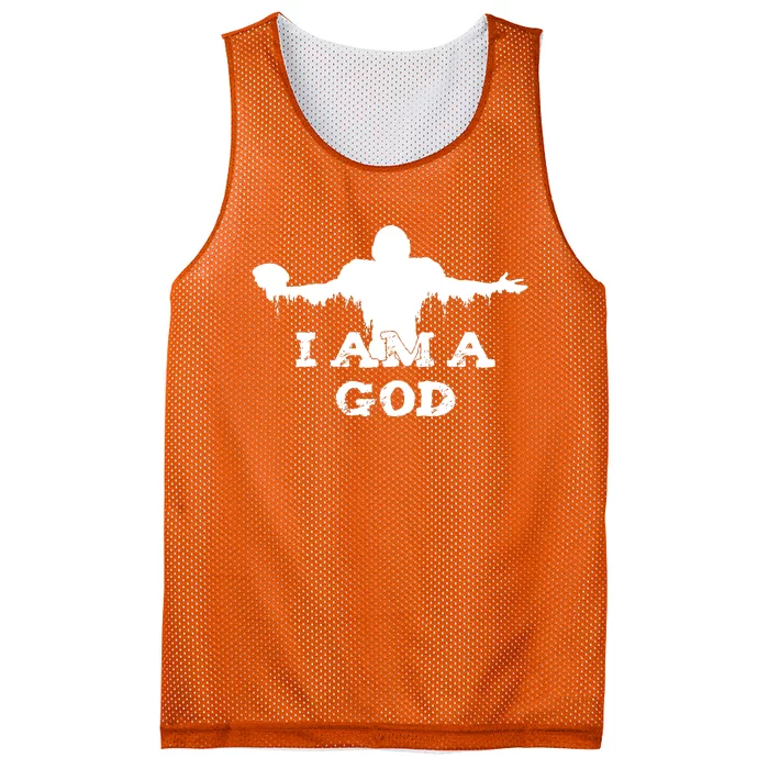 I Am A God Mesh Reversible Basketball Jersey Tank