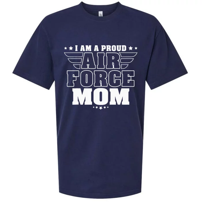 I Am A Proud Mom Patriotic Pride Military Mother Sueded Cloud Jersey T-Shirt