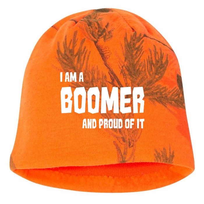 I Am A Boomer And Proud Of It Kati - Camo Knit Beanie