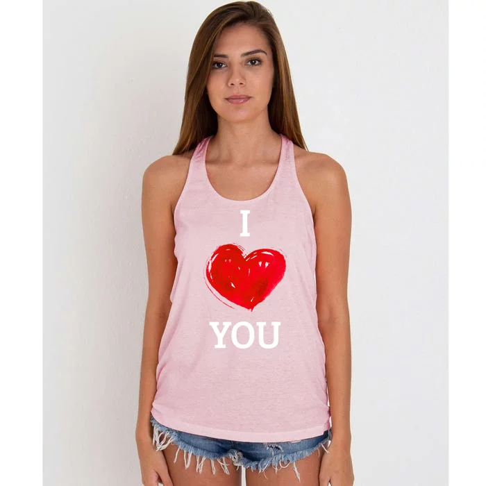 Is All About Love Gift Women's Knotted Racerback Tank