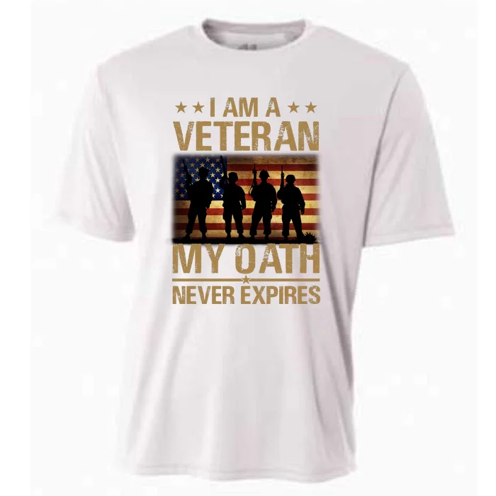 I Am A Veteran Cooling Performance Crew T-Shirt