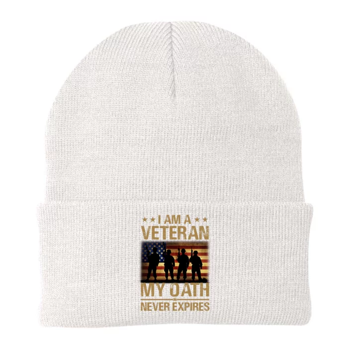 I Am A Veteran Knit Cap Winter Beanie