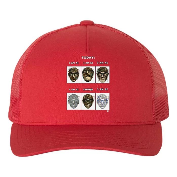 I Am Ai Yupoong Adult 5-Panel Trucker Hat