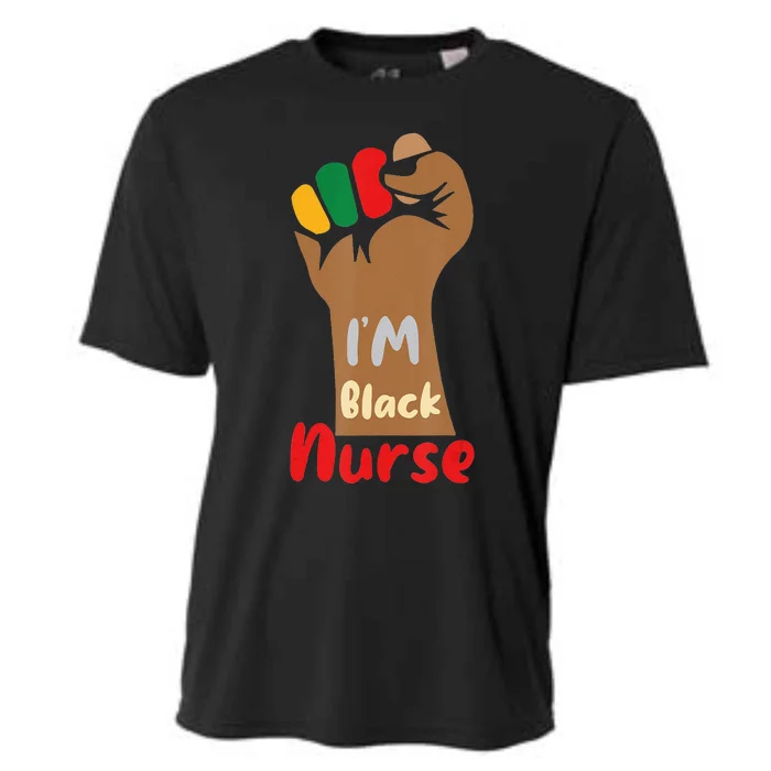 I am a Black Nurse of Black History Month Apparel Cooling Performance Crew T-Shirt