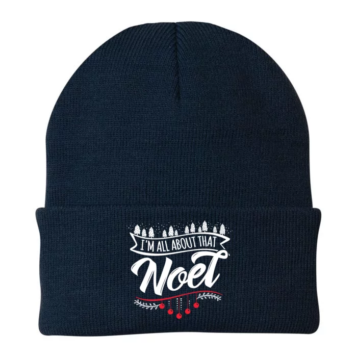 I Am All About That Noel Cute Xmas Gift Knit Cap Winter Beanie