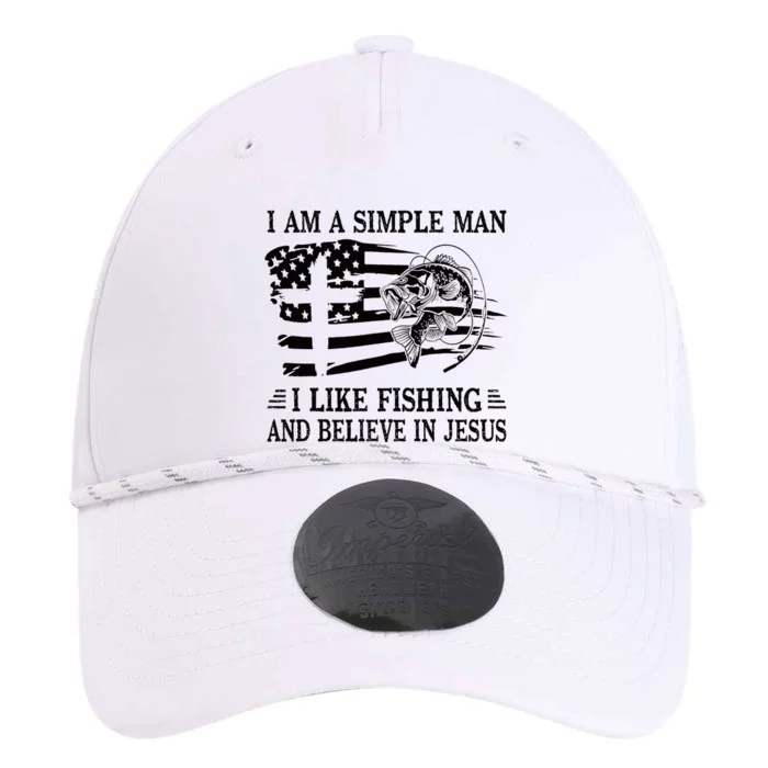 I An A Simple Man I Like Fishing And Believe In Jesus Christ Performance The Dyno Cap