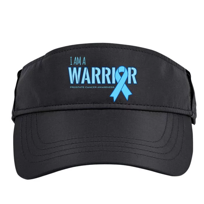 I Am A Warrior Prostate Cancer Awareness Adult Drive Performance Visor