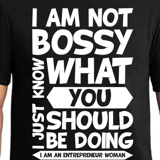 I Am An Entrepreneur Boss Ceo Small Business Owner Gift Pajama Set