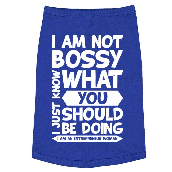 I Am An Entrepreneur Boss Ceo Small Business Owner Gift Doggie Tank